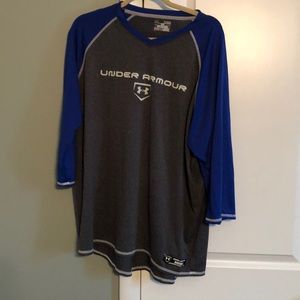 Under Armour loose 3/4 length sleeve shirt
